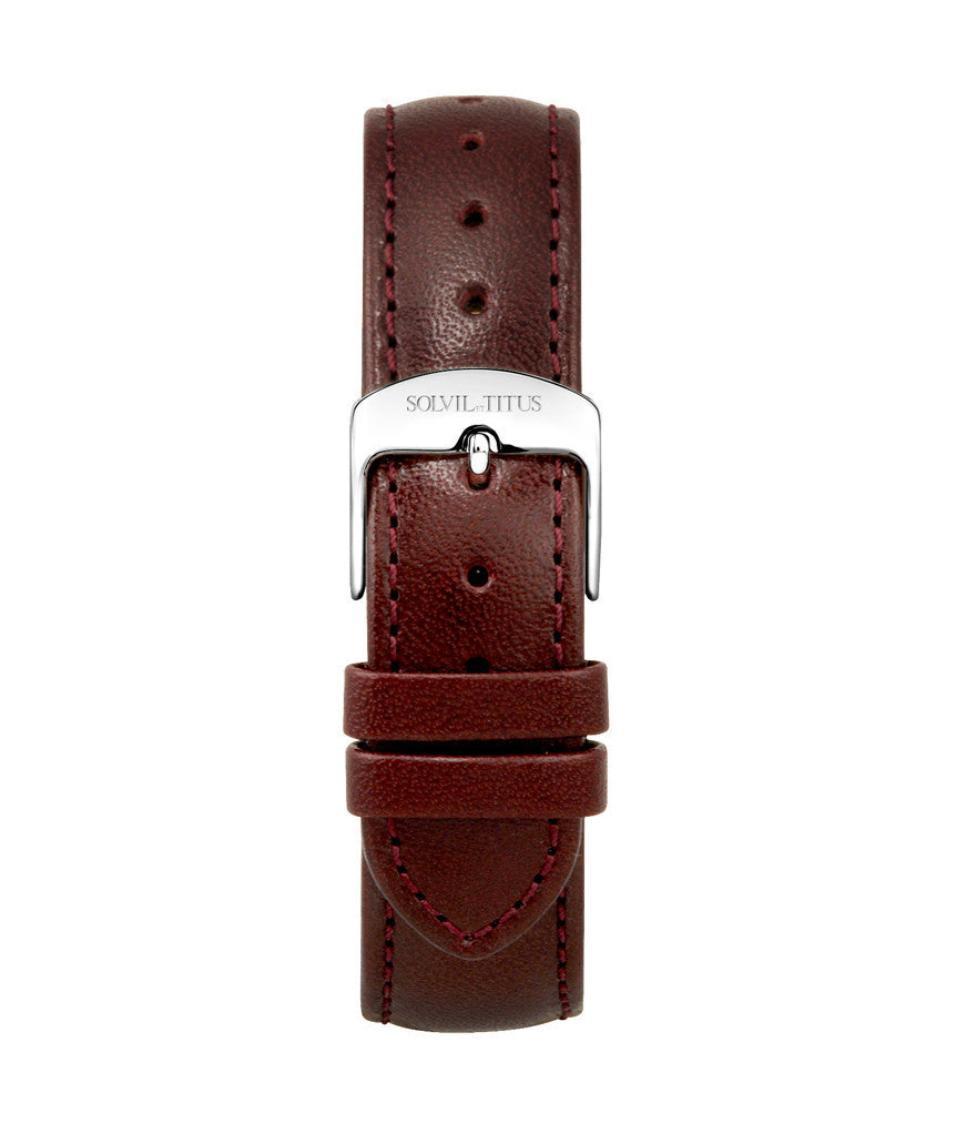 Good Value Leather 16 mm Watch Strap 1M-SP01R14B_K0028270 main image 0
