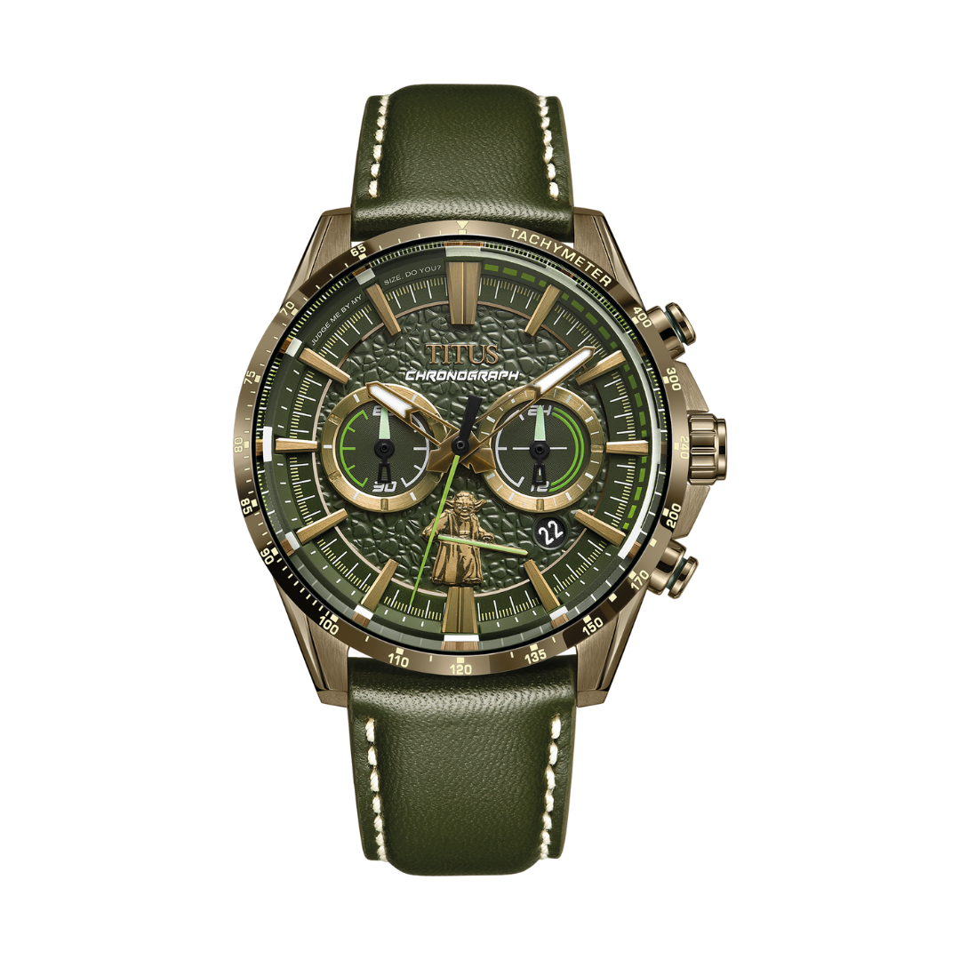 Solvil et Titus x Star Wars計時石英皮革腕錶 W06-03365-006