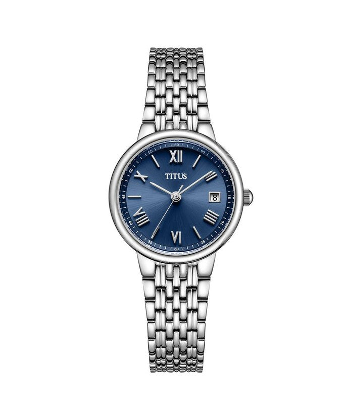 Fair Lady三針日期顯示石英不鏽鋼腕錶 W06-03025-006