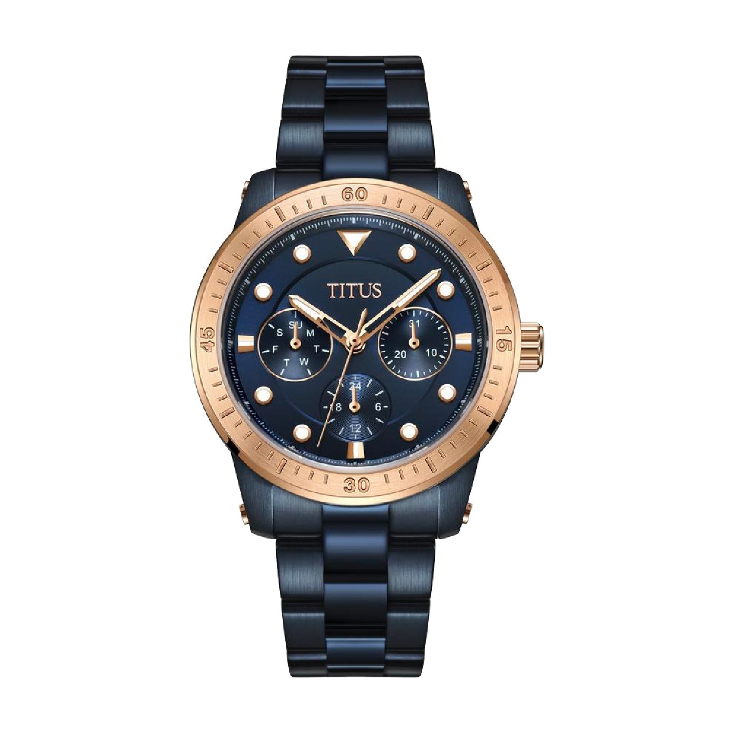 Aspira多功能石英不鏽鋼腕錶 W06-03147-007