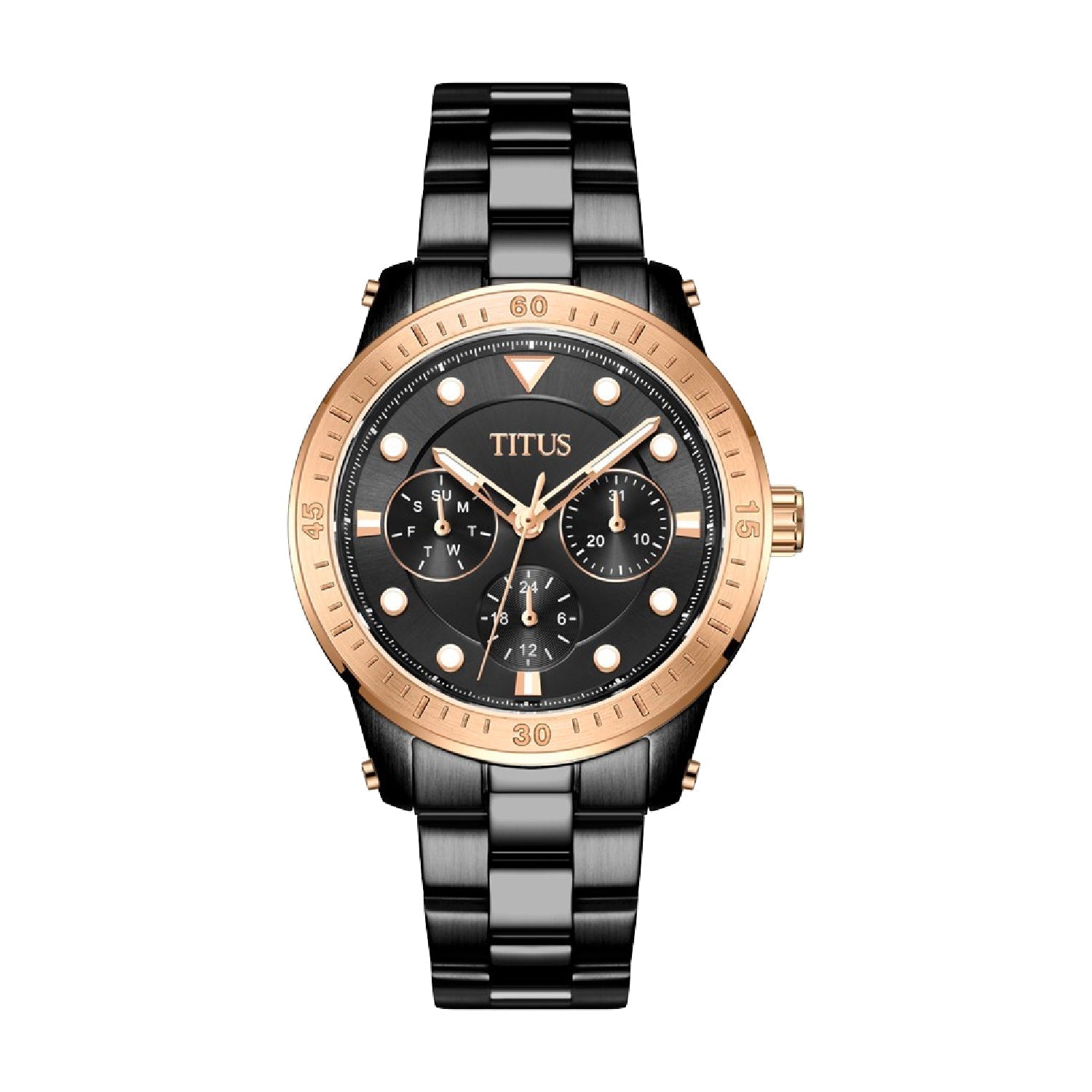 Aspira多功能石英不鏽鋼腕錶 W06-03147-011