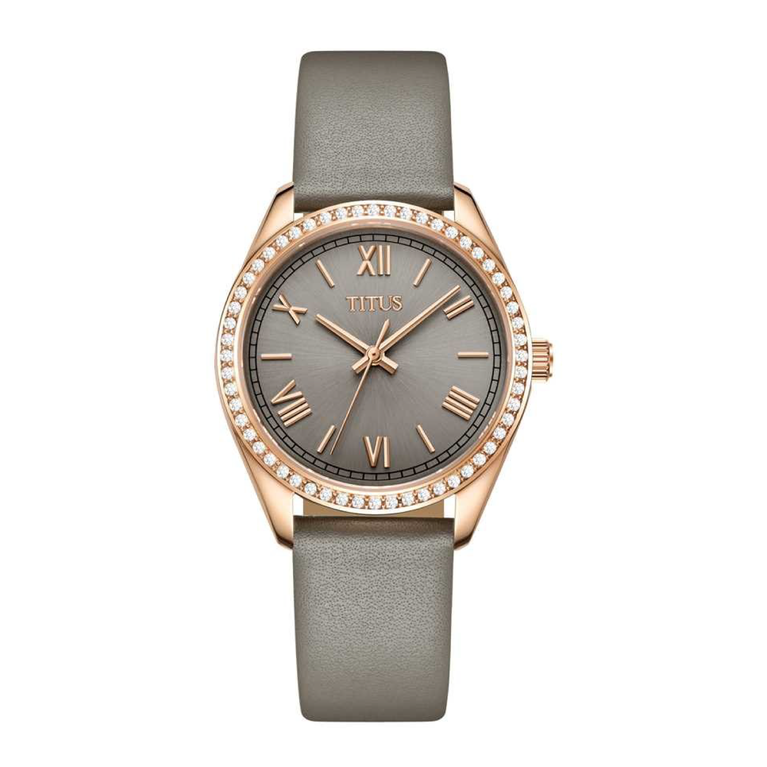 Fair Lady三針石英皮革腕錶 W06-03150-005