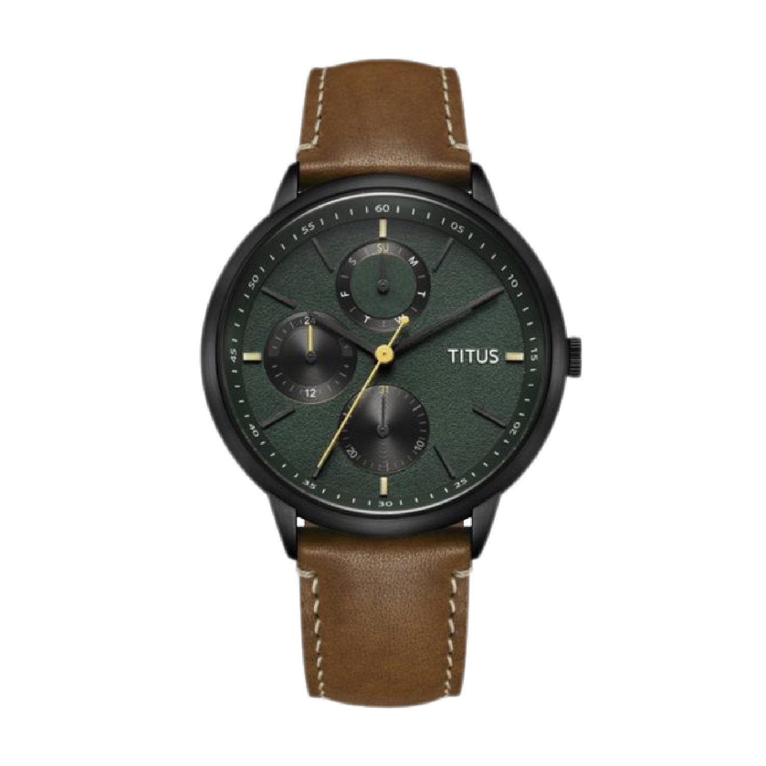 Nordic Tale多功能石英皮革腕錶 W06-03231-004