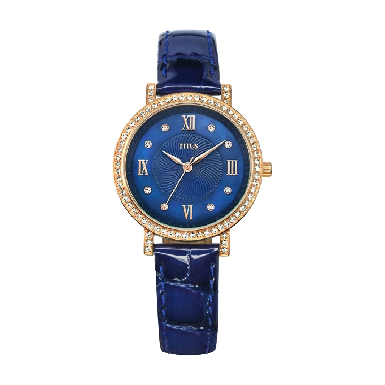 Chandelier三針石英皮革腕錶 W06-03237-001