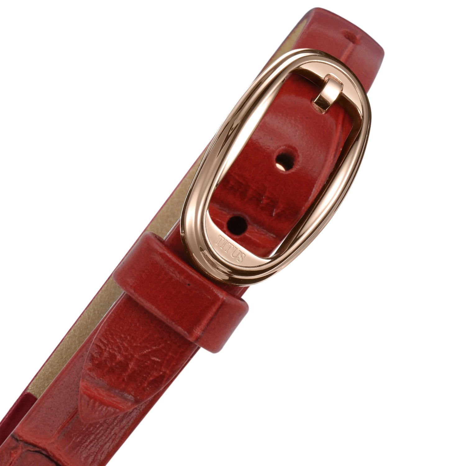 Once兩針石英皮革腕錶 W06-03245-001