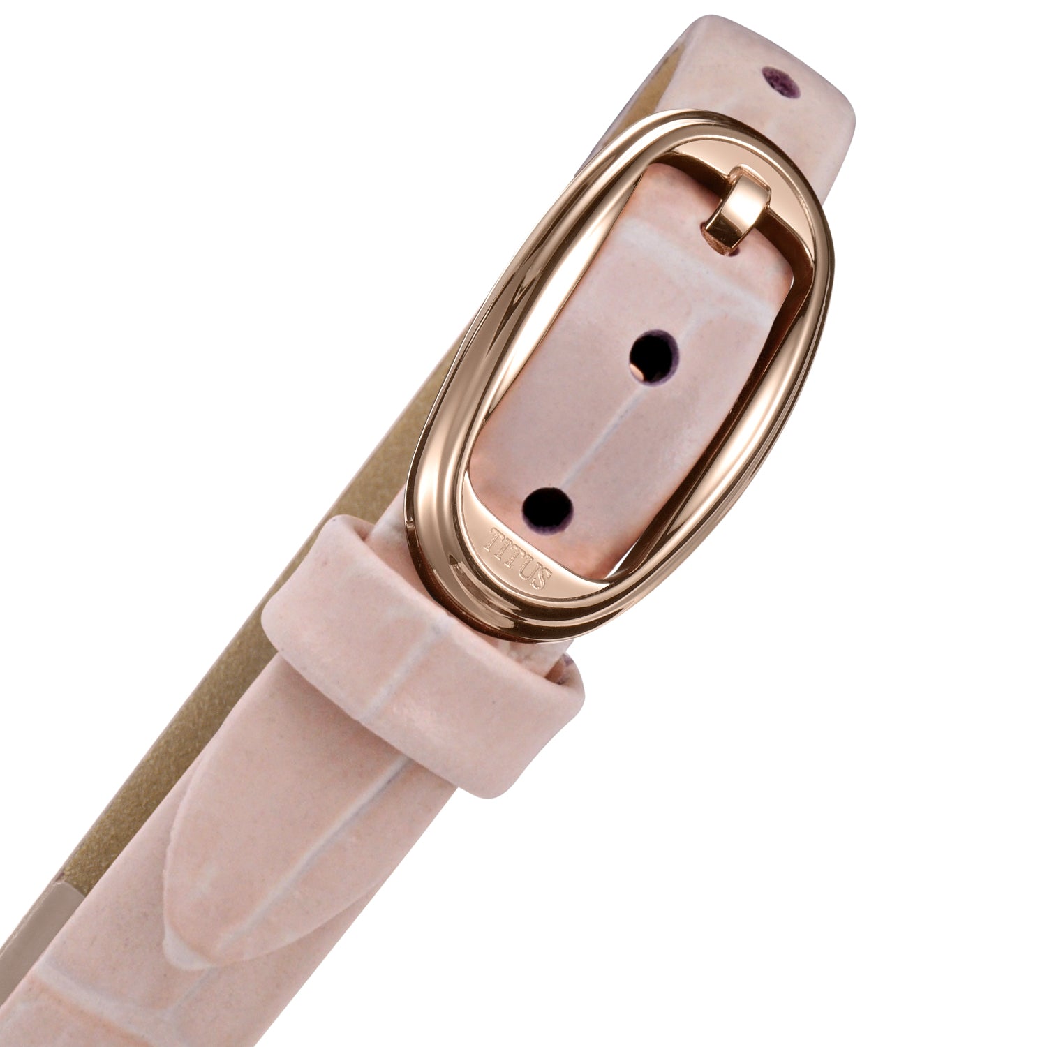 Once兩針石英皮革腕錶 W06-03245-002