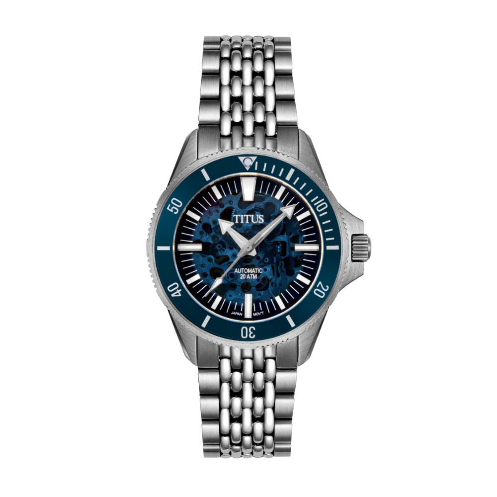 Valor三針自動機械不鏽鋼腕錶 W06-03296-002