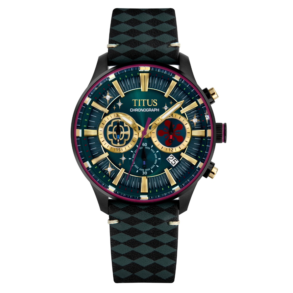 Solvil et Titus x Demon Slayer計時石英不鏽鋼腕錶 W06-03335-002