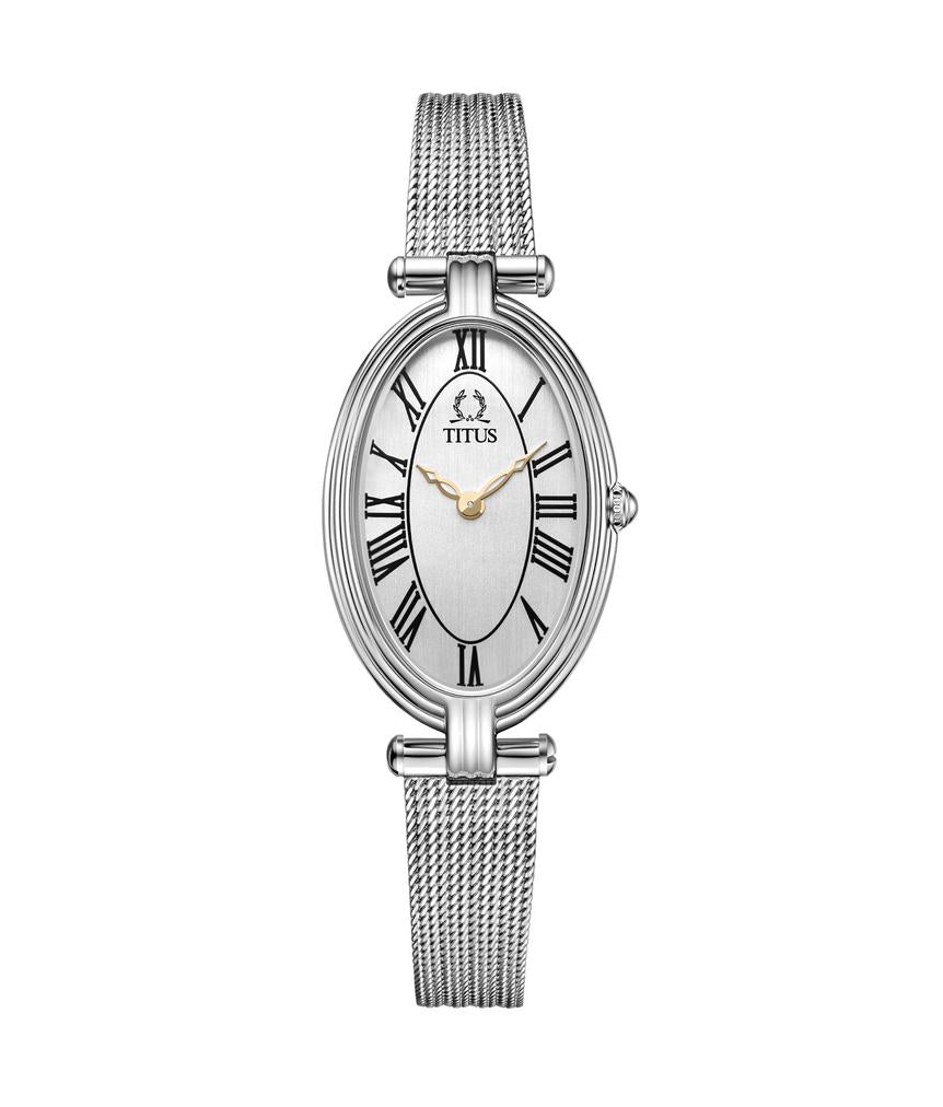 Once兩針石英不鏽鋼腕錶  W06-03207-016