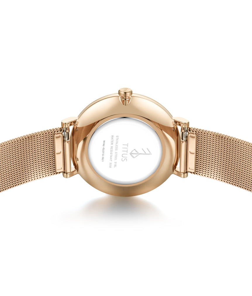 Nordic Tale三針石英不鏽鋼腕錶  W06-03319-001