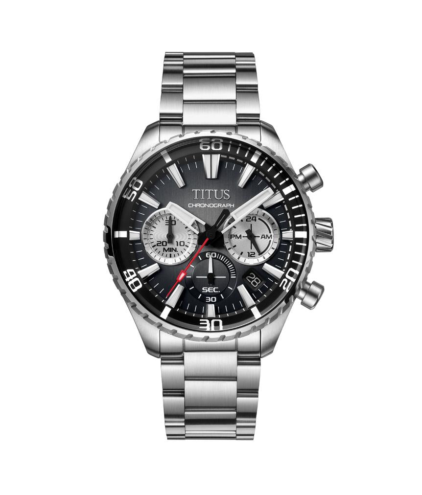 Saber計時石英不鏽鋼腕錶  W06-03364-002