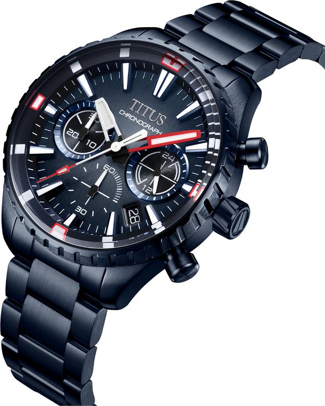 Saber計時石英不鏽鋼腕錶  W06-03364-003