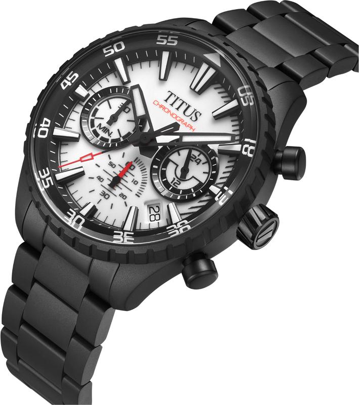 Saber計時石英不鏽鋼腕錶  W06-03364-008