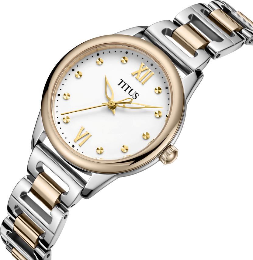 Fashionista三針石英不鏽鋼腕錶  W06-03425-003